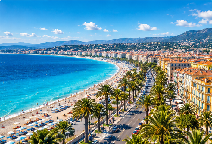 French Riviera Escape – Nice, Cannes Beaches, Monaco
