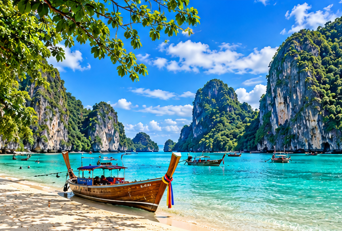 Krabi Island Paradise Tour – Beaches & Limestone Cliffs Adventure